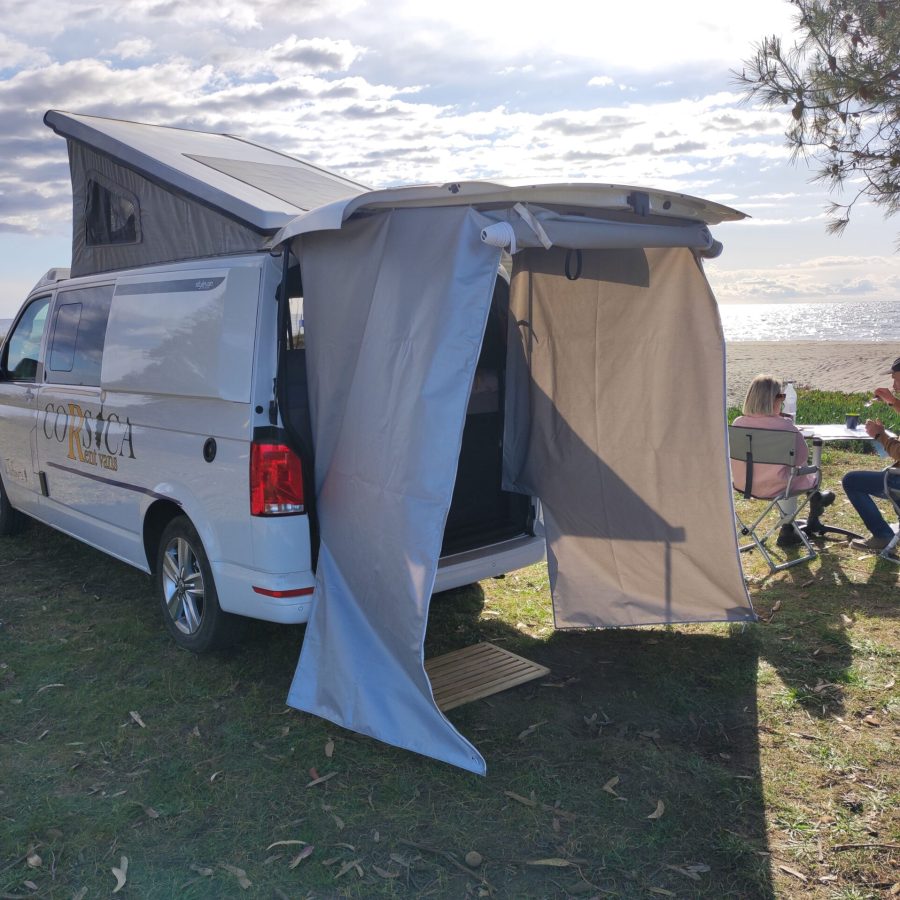 Cabine de douche corsica rent vans